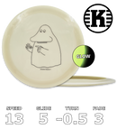 Gold Mumin K1 Glow - Groke