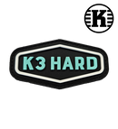 K3 Hard Rubber Velcro Patch