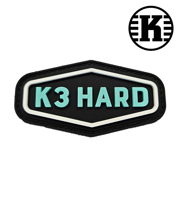 K3 Hard Rubber Velcro Patch