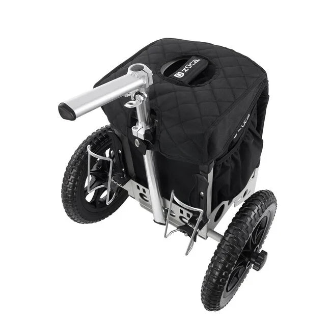 ZÜCA - Seat Cushion, Black/Gray (Compact Disc Golf Cart)